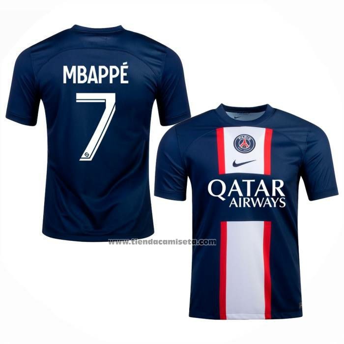 Primera Camiseta Paris Saint-Germain Jugador Mbappe 2022-23
